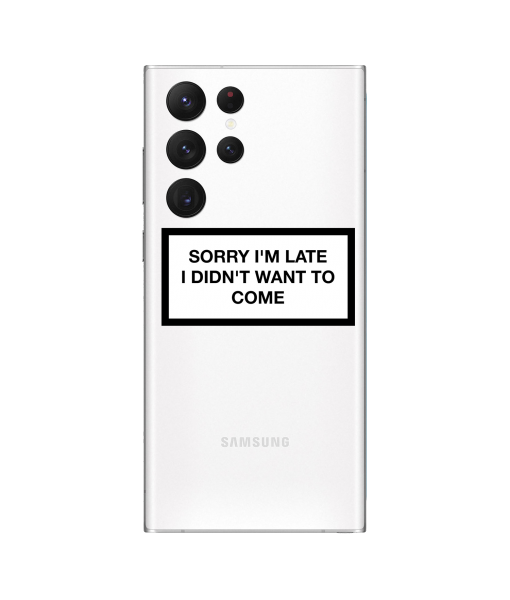 Husa Samsung Galaxy S22 Ultra, Silicon Premium, SORRY